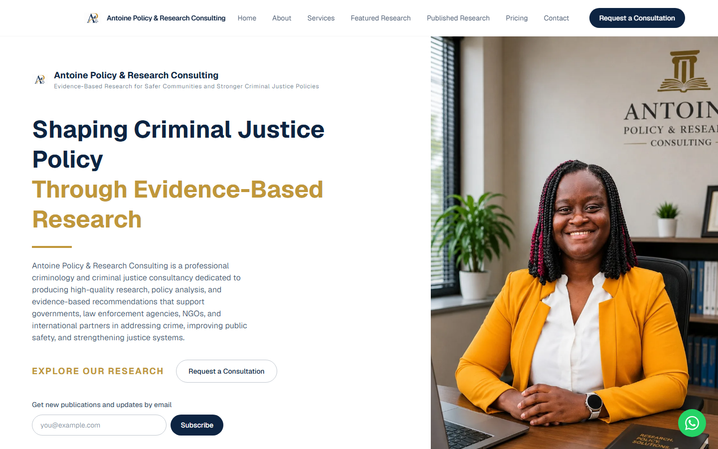 Antoine Policy & Research Consulting preview